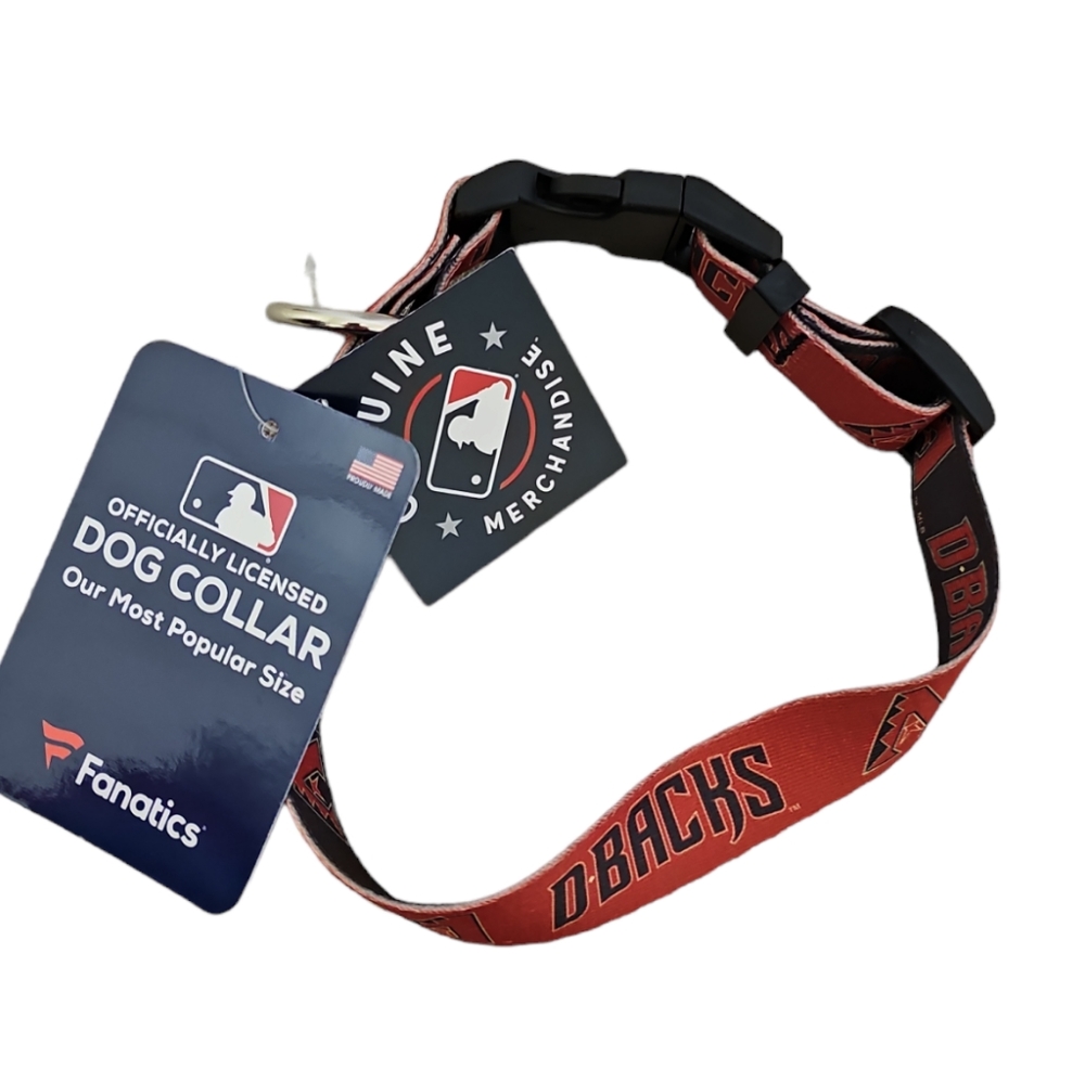MLB AZ DBacks Dog Collar